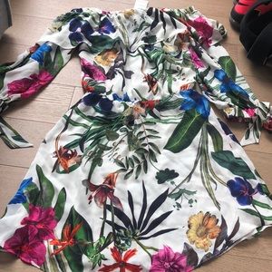 Parker off the shoulder floral dress